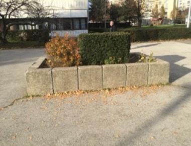 Odabrana lokacija za mozaik (južna strana)