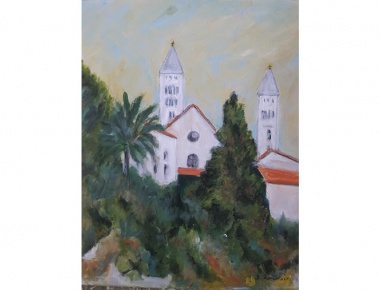 LU Angelico '09, Biserka Konečny, Rab, akrilik na platnu 60/50cm, 2019.