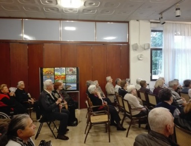 S otvorenja izložbe radova polaznika radionice u Domu za starije osobe Maksimir, 29.5.2019.