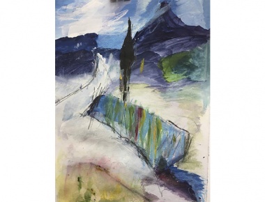 DND Maksimir, Emilija Jelaković, Čempres, 40x30, akril