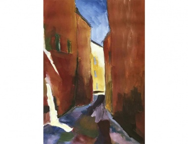 DND Maksimir, Nataša Bokan, Ulica, 40x30, akril