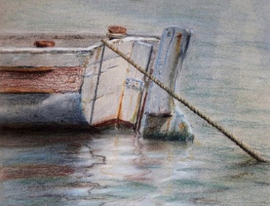 AMA ARTEM, Maja Pavlović, Nostalgija, pastela na kartonu, 22x29, 2020.