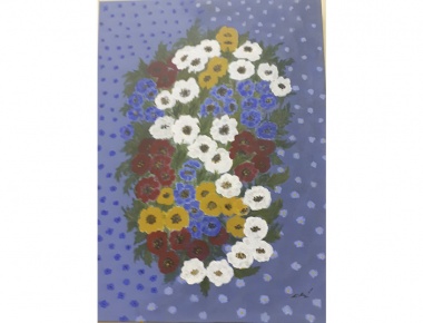 Katarina Klaric, Anemona, akril na platnu, 70x50, 2020.