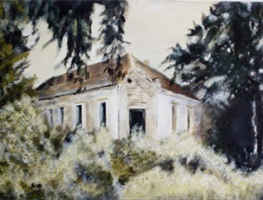 AMA ARTEM, Ana Pesic, Klanjec, akril na platnu, 50x70