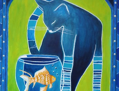 AMA ARTEM, Nada Katanec, Igra, akril na platnu, 60x50