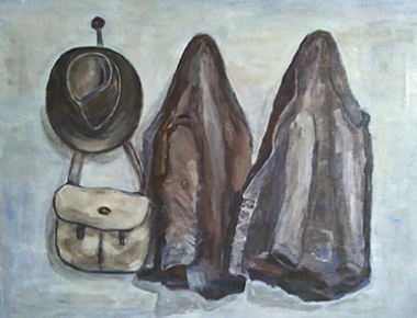 NADA TOMŠIĆ, MLADENOVI KAPUTI, akril, 40x50, 2020.