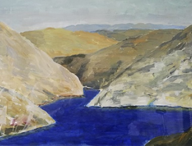 AMACIZ, DUNJA DESNICA-FRANKOVIĆ - Naše more, akril, 48x33, 2019.