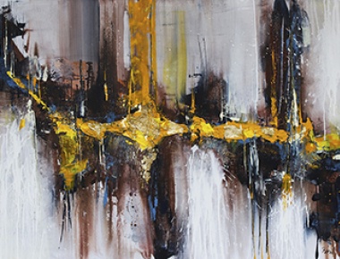 HLD, Davorka Borić - Balansiranje, komb. tehnika, 80x120cm