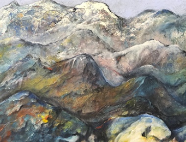 AMA ARTEM, Maja Pavlovic, Velebit, akril na platnu, 50x70, 2021.