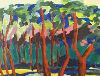 AMA ARTEM, Marija Antonija Vranic, Suma, akril na platnu, 50x50
