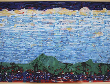 HLD, Marija Škorić, ''Mediteran'', akril, 84x131cm