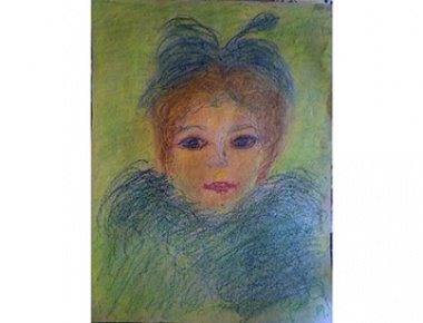 Nada Jakir, Žena, pastel, 2020.