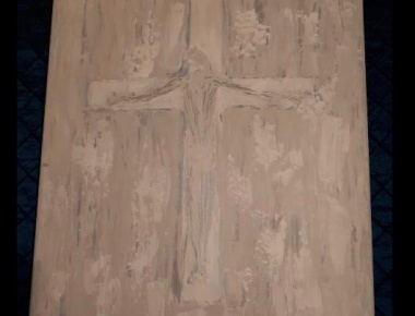 Grupa 69, Vera Bulović Ismailovski, Križ, akril, 40x50, 2020