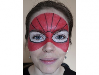 Maska spiderman... korak 1.